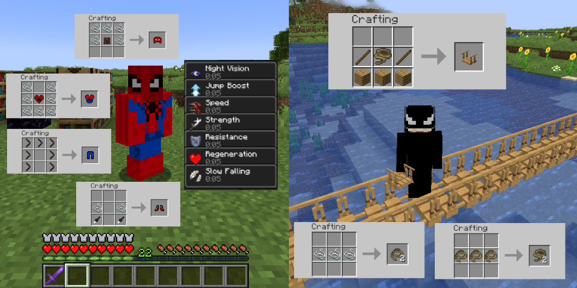 Spiderman Minecraft Mod